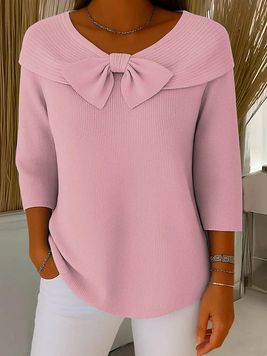 Aimee | Elegante Top met Strik en Perfecte Pasvorm