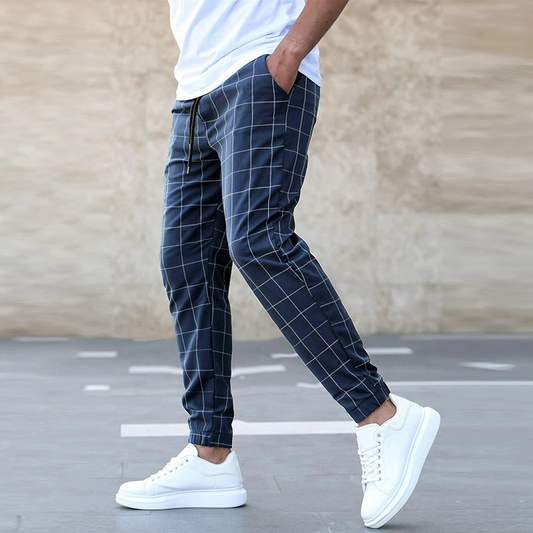 Cavalli™ - Lediga Rutiga Sommarbyxor
