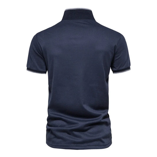 Liverno Filip | Stylowa Polo Premium z Dekoltem V dla Mężczyzn
