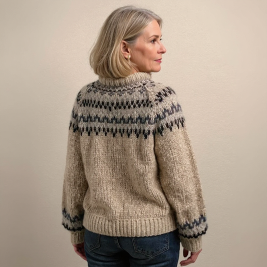 Sari™ - Klassisk isländsk ulltröja