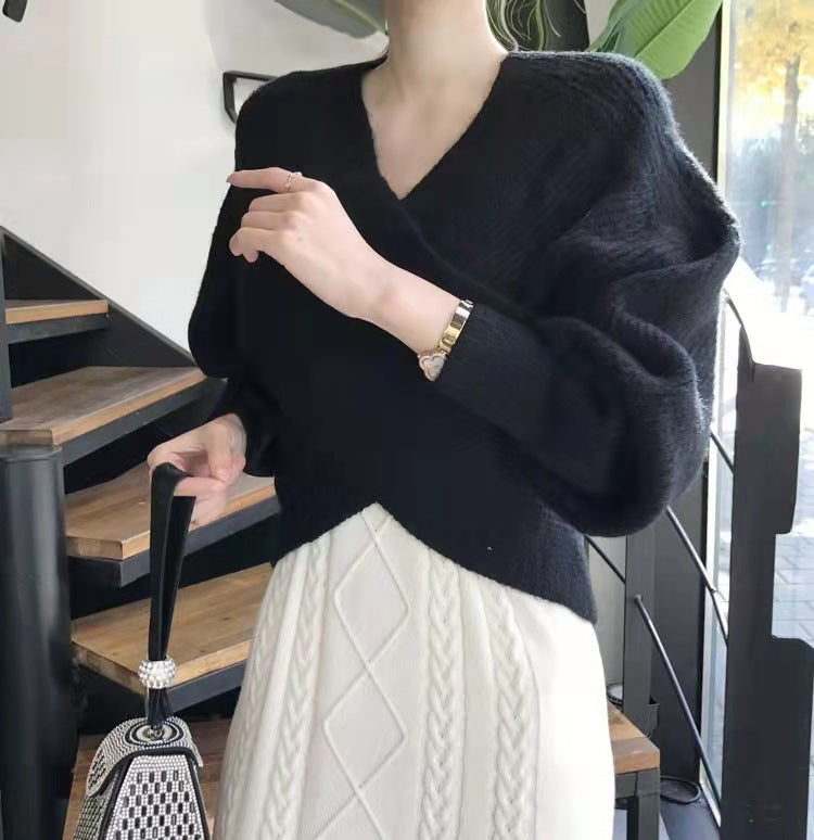 Van Delft Mode ® | Elegante kruisgebreide trui