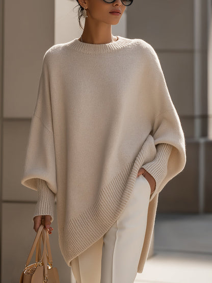 Van Elst Mode® | Oversized Lange Modieuze Trui