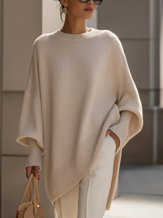 Van Elst Mode® | Oversized Lange Modieuze Trui