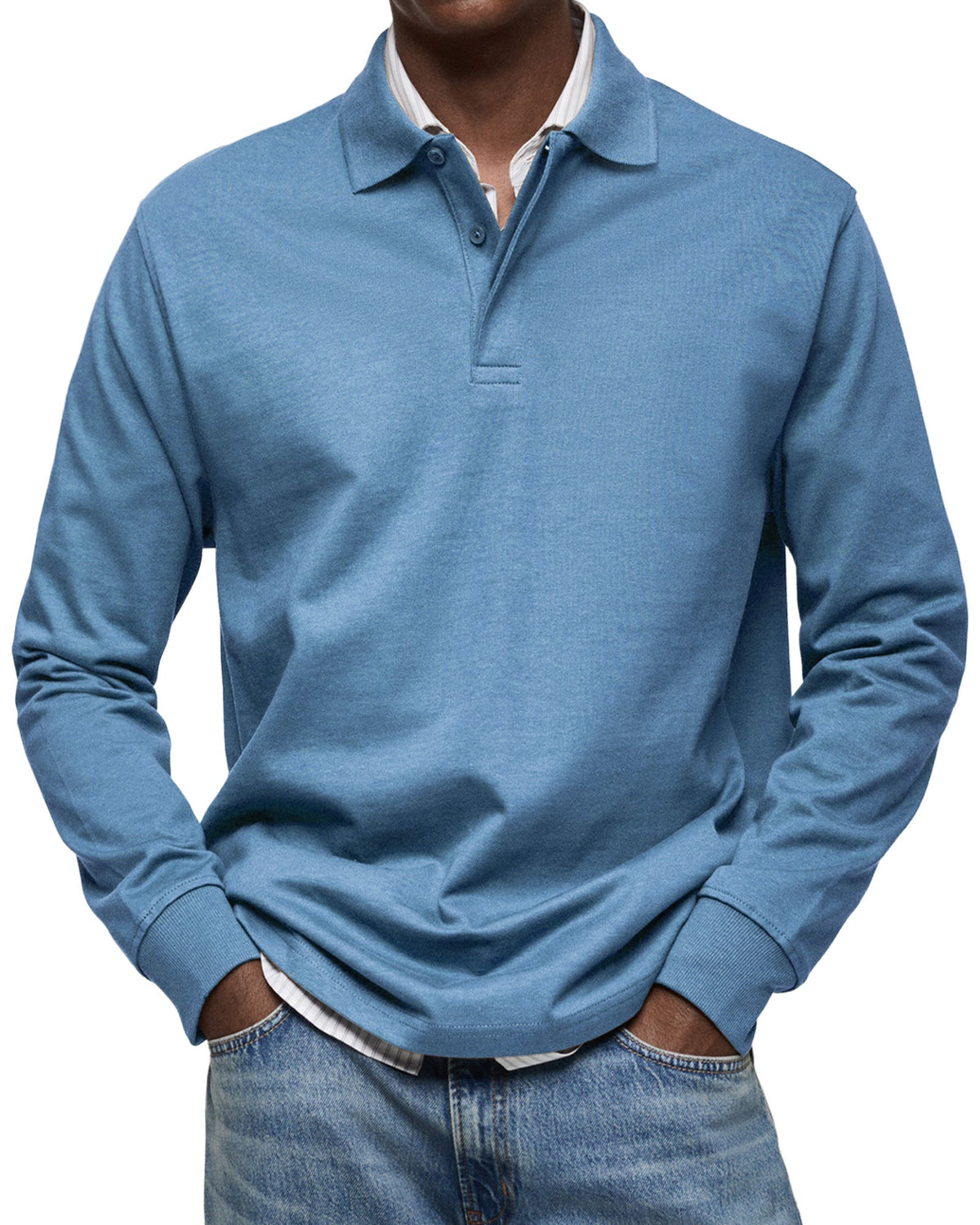 Bellario - Luxe Poloshirt met Lange Mouwen