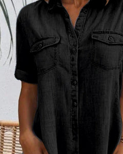 Liverno Nova | Tidlös skjortklänning i denim