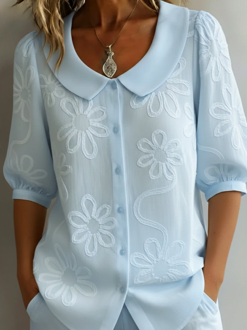 Liverno™ Perina | Elegancka Bluzka W Kwiaty