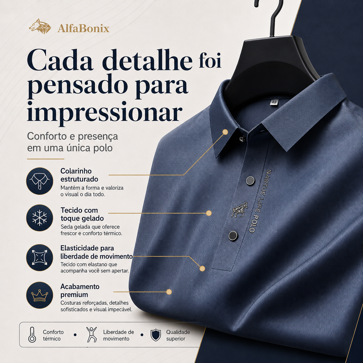 Camisa Polo Club Alfa Nartue