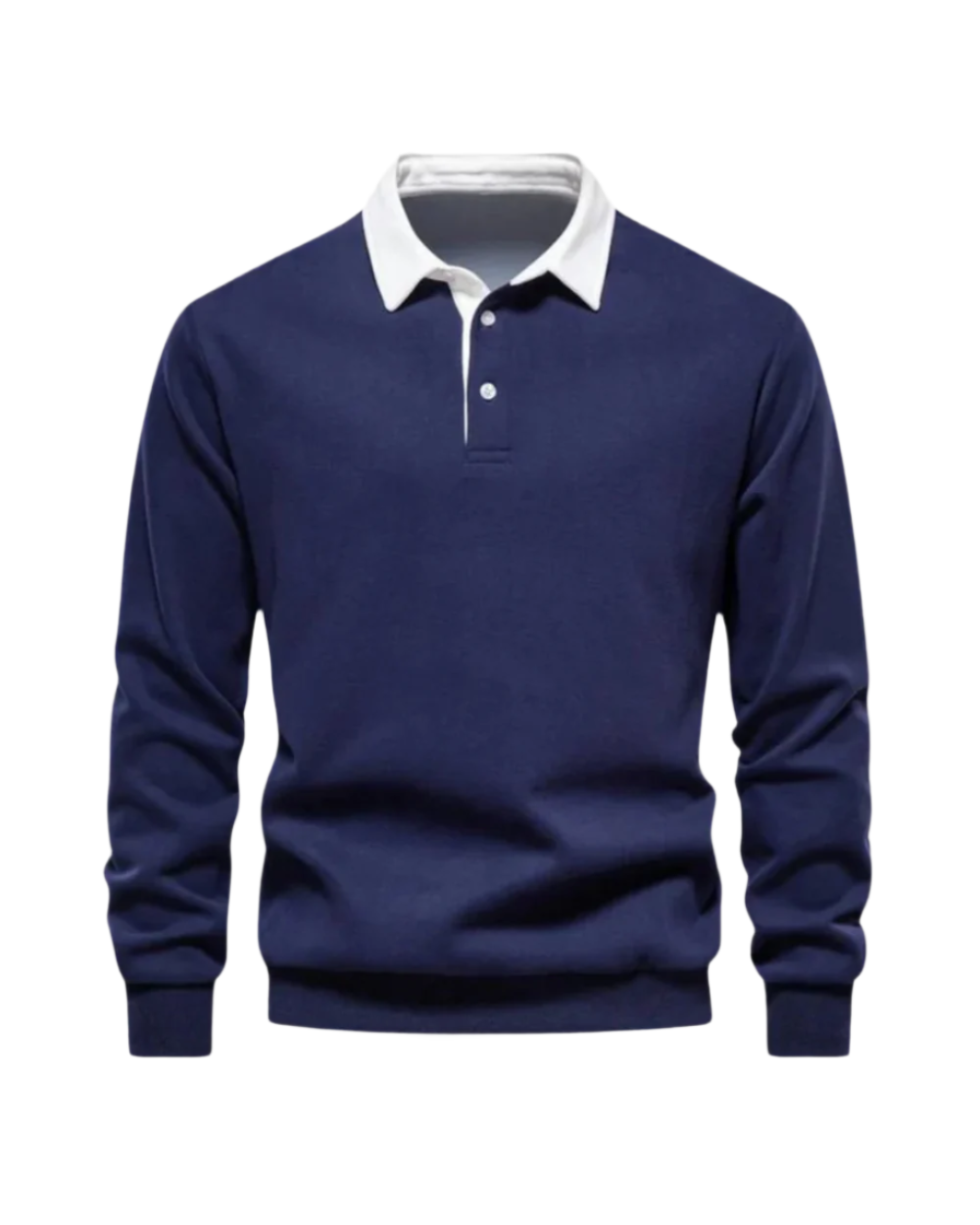 Liverno Maleko | Elegancka Polo Męska z Kontrastowym Kołnierzykiem