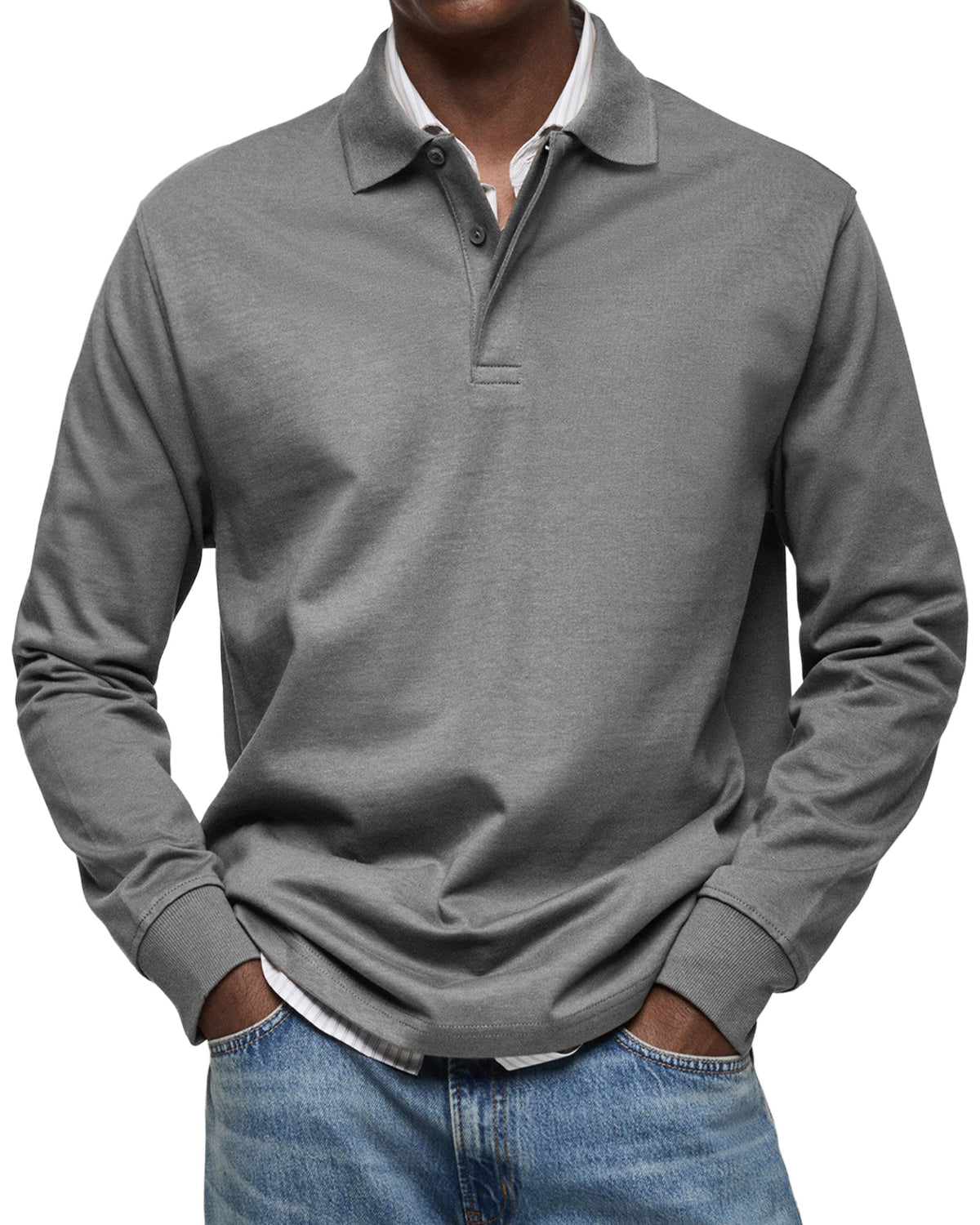 Bellario - Luxe Poloshirt met Lange Mouwen