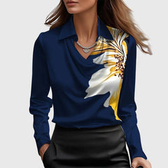 Liverno Noelle | Elegant satinblus