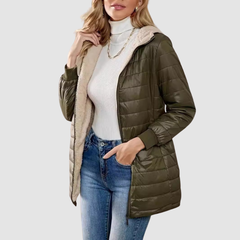 Henrika – Vadderad vinterjacka med fluffig innerfoder