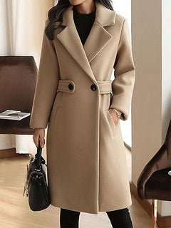 Elisabet – Longline kappa med eleganta slag