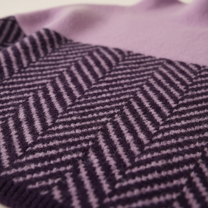 Liverno™ Selena | Elegancki Golf z Bawełny we Wzór Zigzag
