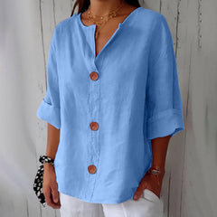 Liverno Maeve | Elegant blus med V-ringning