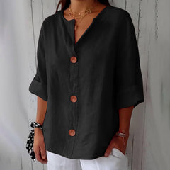 Liverno Maeve | Elegant blus med V-ringning