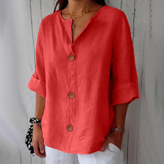Liverno Maeve | Elegant blus med V-ringning