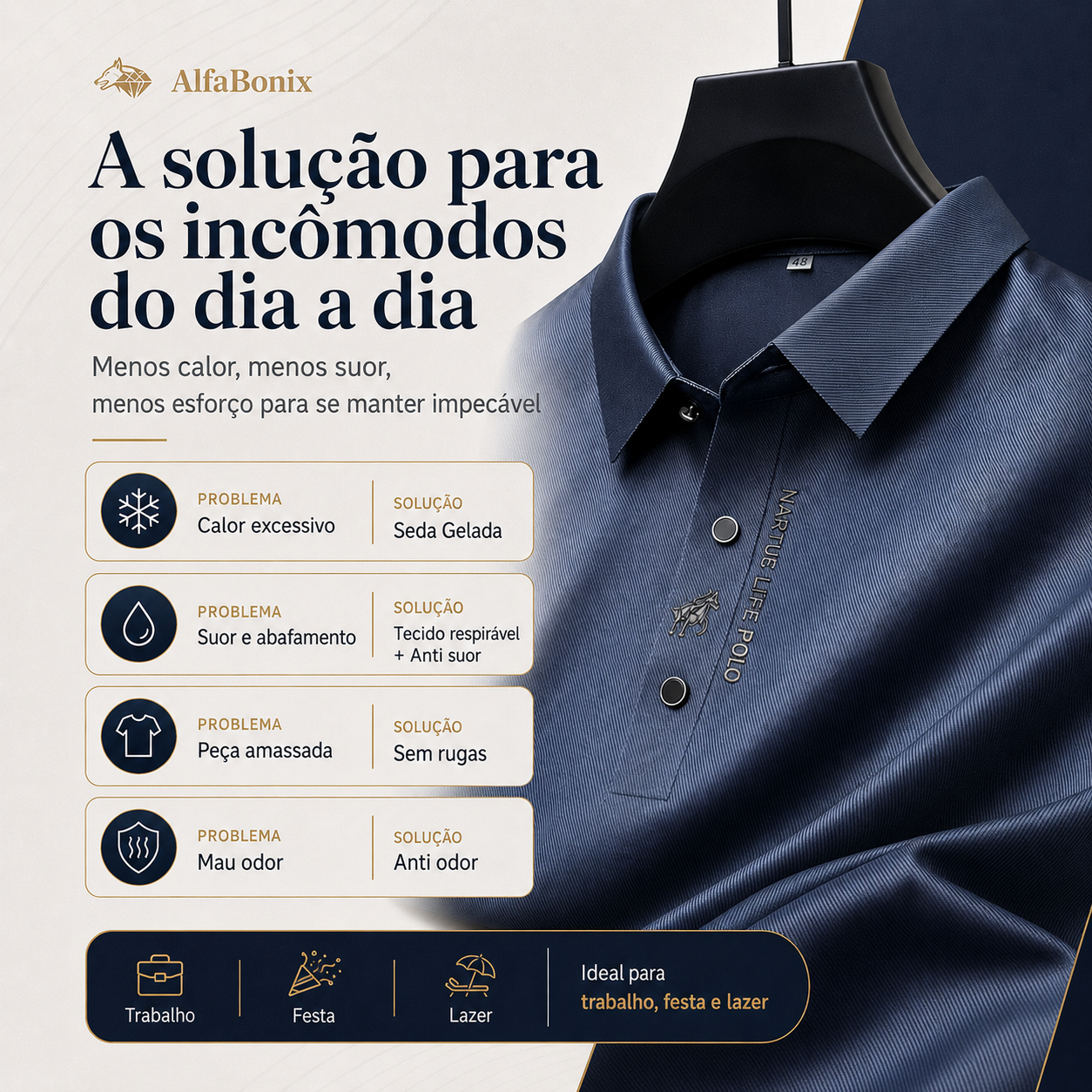 Camisa Polo Club Alfa Nartue
