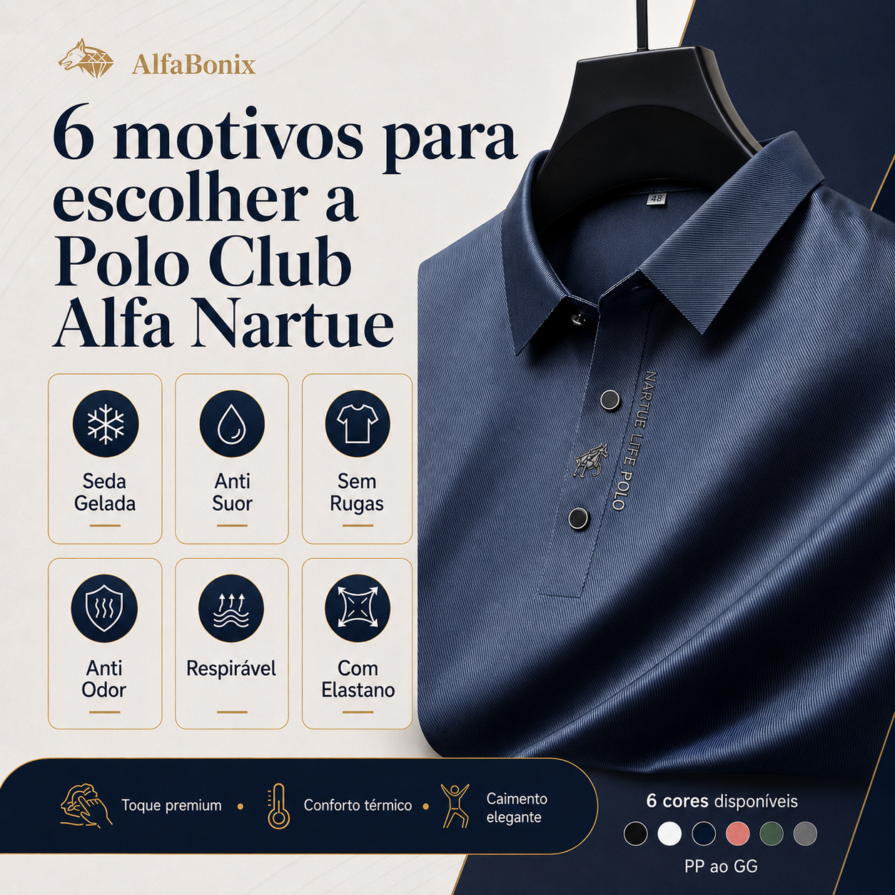 Camisa Polo Club Alfa Nartue