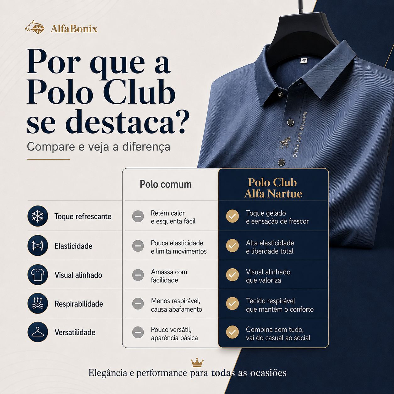 Camisa Polo Club Alfa Nartue