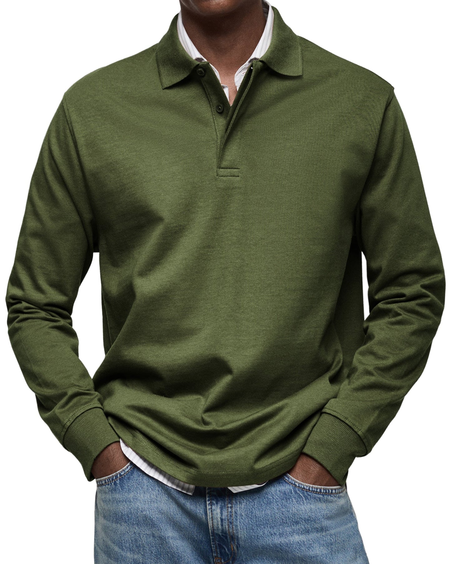 Bellario - Luxe Poloshirt met Lange Mouwen