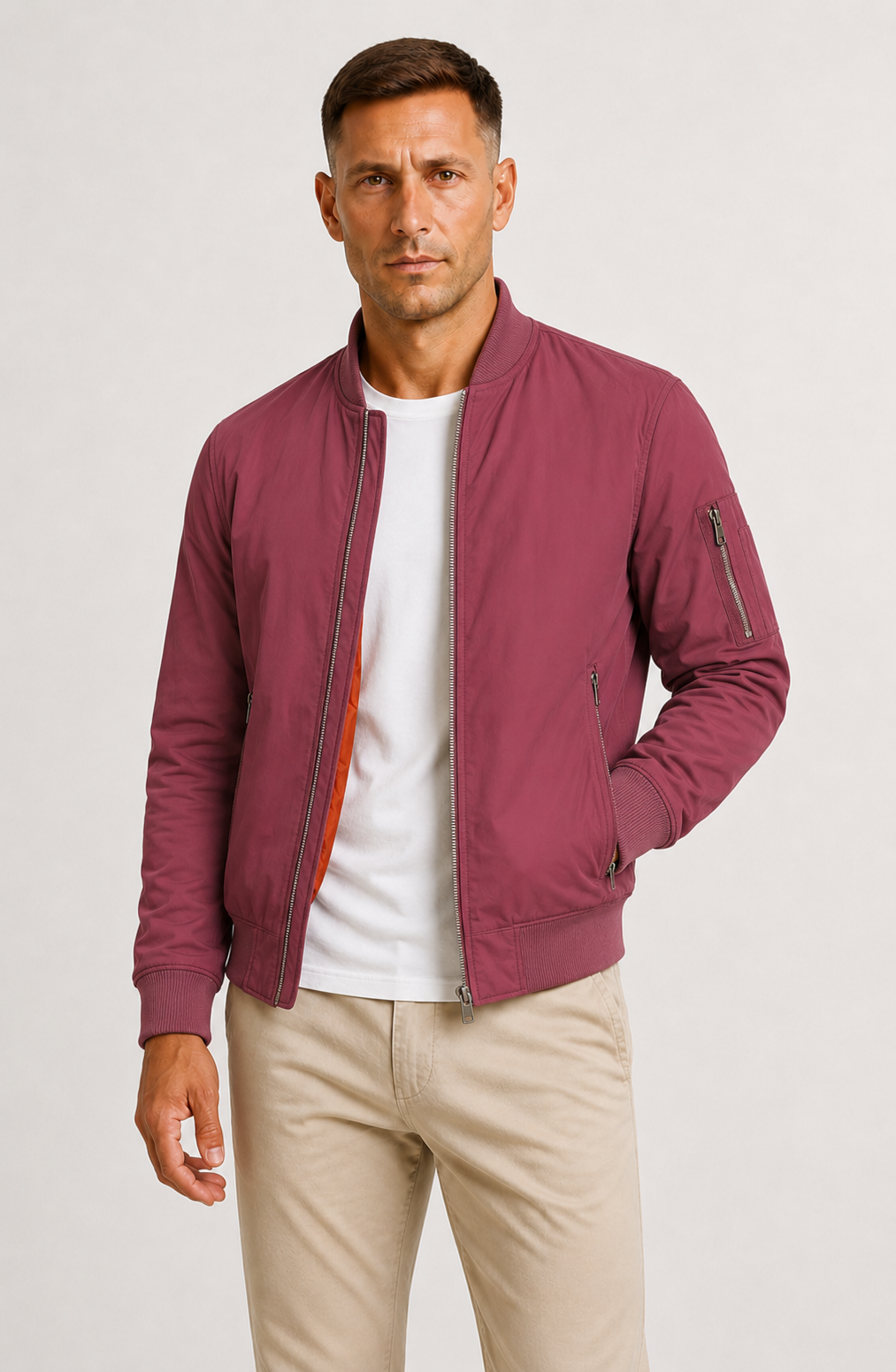 Lunelle | Heren Oversized Bomberjack met Ritssluiting