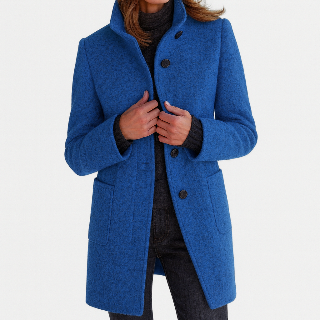 Van Elst Mode® | Damesjas met hoge kraag
