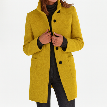 Van Elst Mode® | Damesjas met hoge kraag