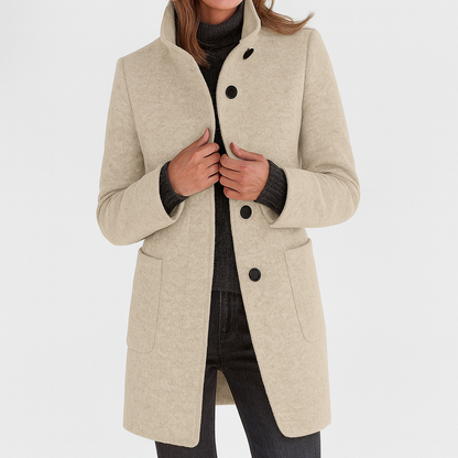 Van Elst Mode® | Damesjas met hoge kraag