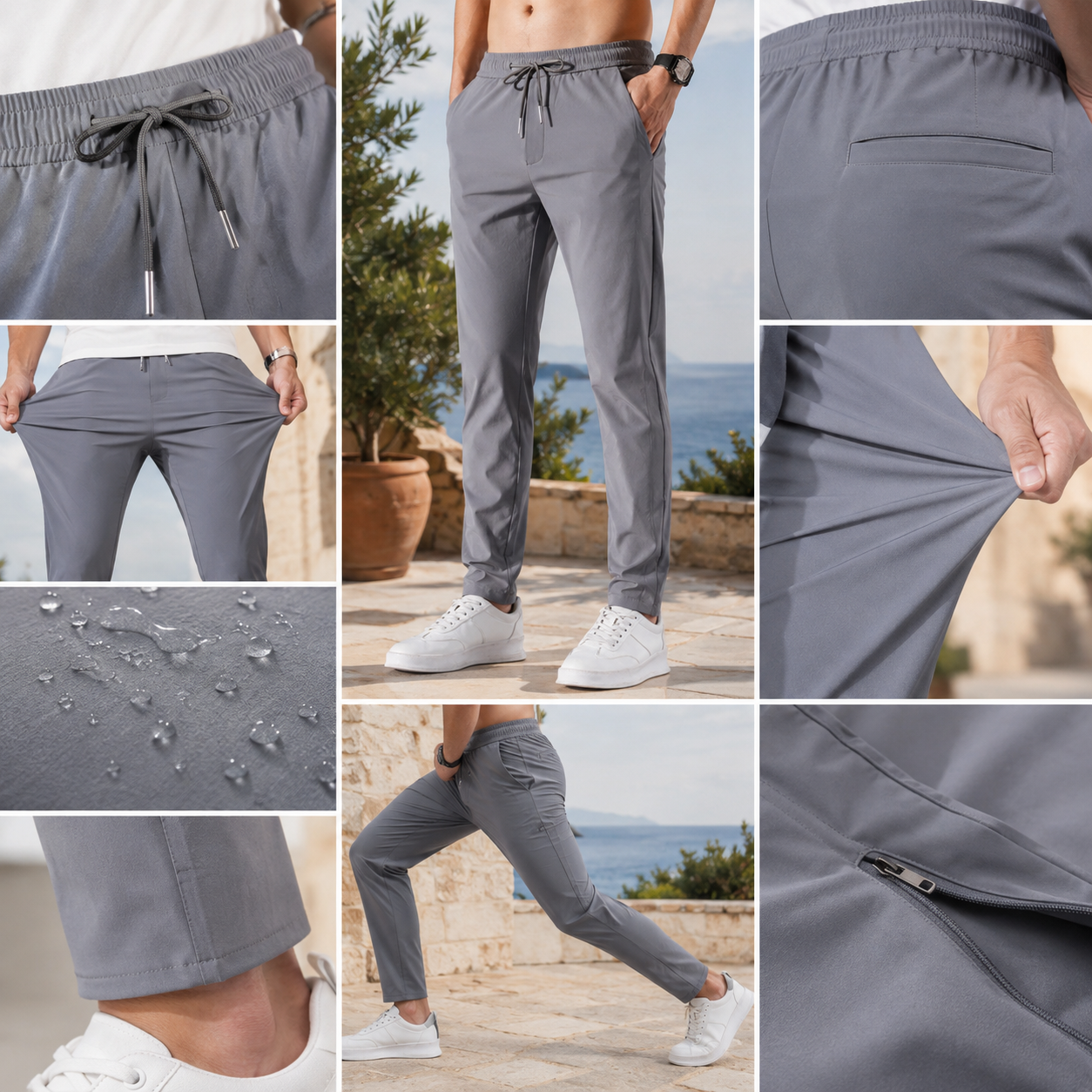 Liverno Jakub | Eleganckie Męskie Spodnie Premium Stretch