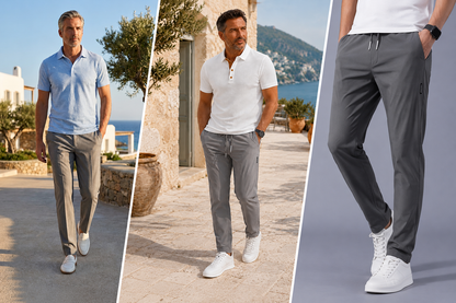 Liverno Jakub | Eleganckie Męskie Spodnie Premium Stretch