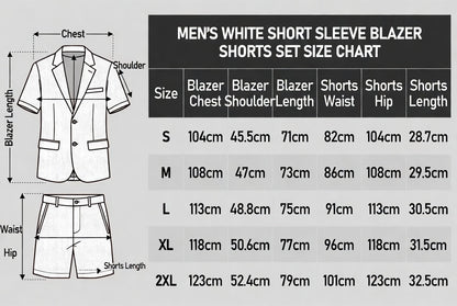 Beeckhoven™ | Luxe Heren Zomerset met Blazer en Short