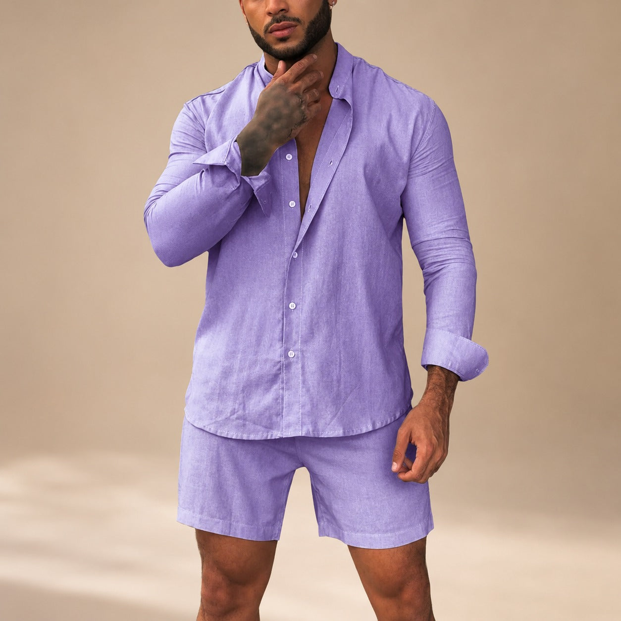 Diego - Entspanntes Shirt-Shorts-Set