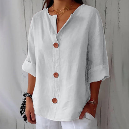 Liverno™ Maeve | Elegancka Bluzka z Dekoltem V