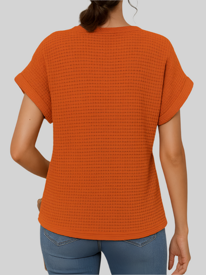 Liverno™ Olivia | Elegancki top z krótkim rękawem