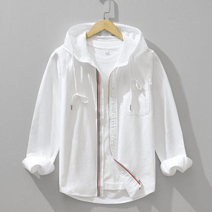 ASHER – LIGHTWEIGHT LINEN HOODIE