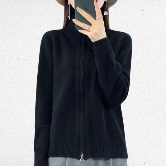 Van Elst Mode® | Comfortabele Zip-Up Cardigan
