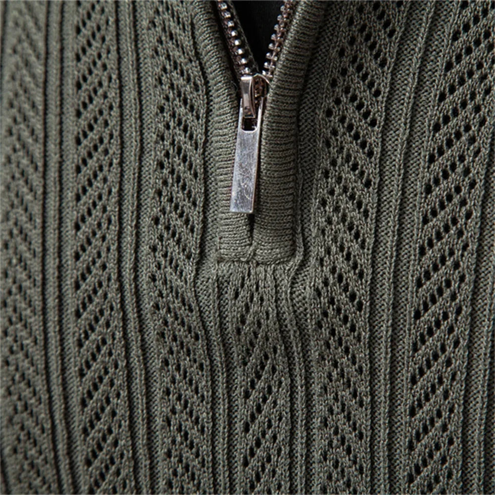Jongman™ |  Slim-Fit & Casual Polo Met Rits