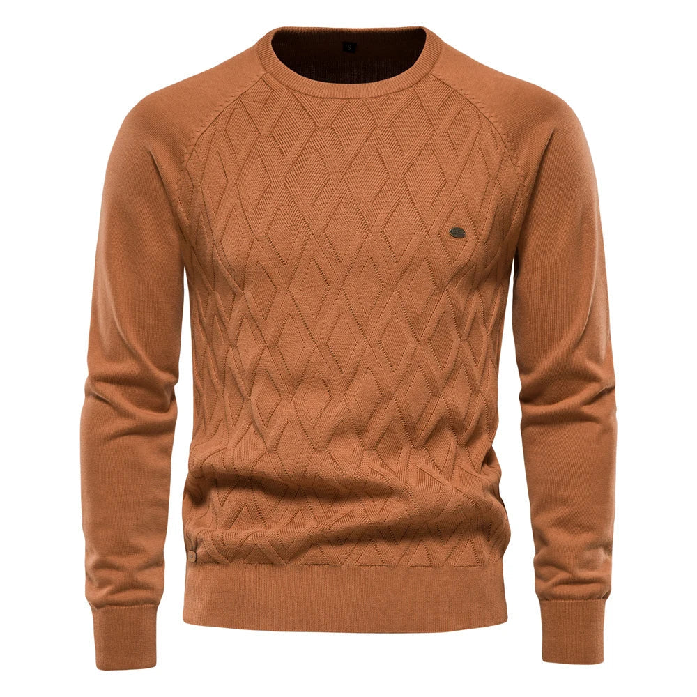Jongman™ | Heren Trui Met Ruitdesign