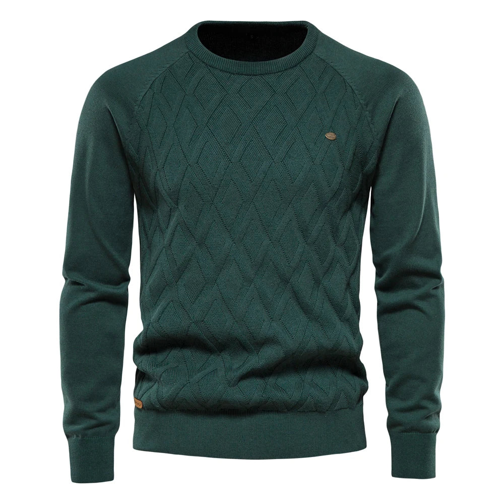 Jongman™ | Heren Trui Met Ruitdesign