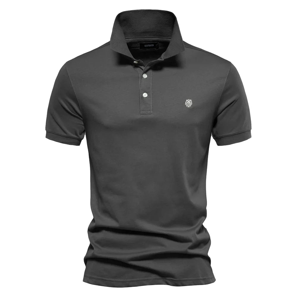 Liverno Antonio | Elegancka Bawełniana Koszulka Polo Premium