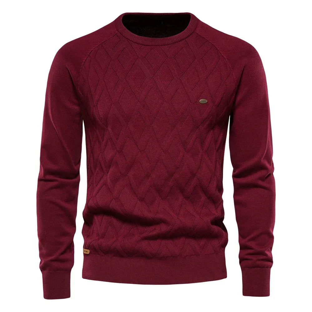Jongman™ | Heren Trui Met Ruitdesign