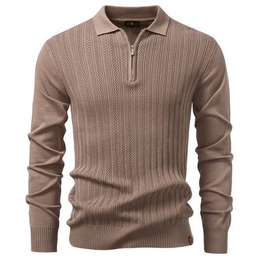 Jongman™ |  Slim-Fit & Casual Polo Met Rits