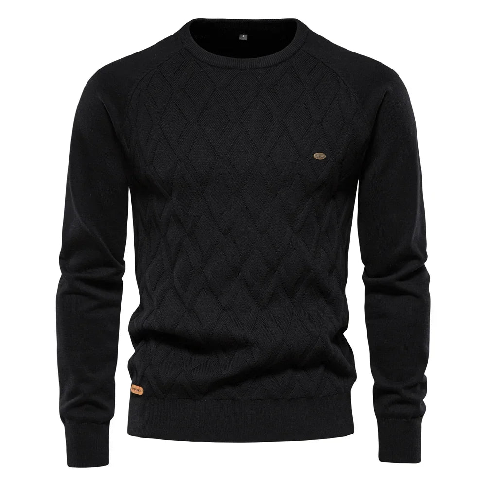 Jongman™ | Heren Trui Met Ruitdesign