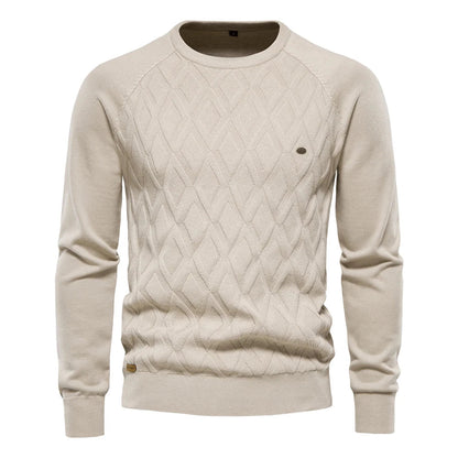 Jongman™ | Heren Trui Met Ruitdesign