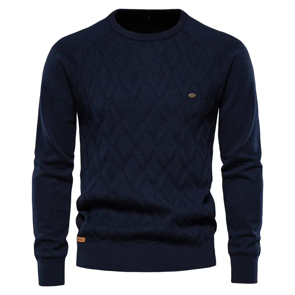 Jongman™ | Heren Trui Met Ruitdesign