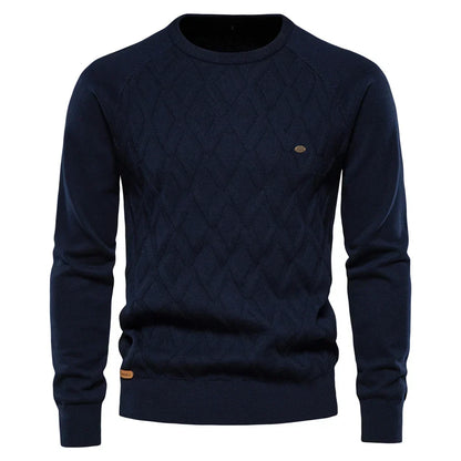 Jongman™ | Heren Trui Met Ruitdesign
