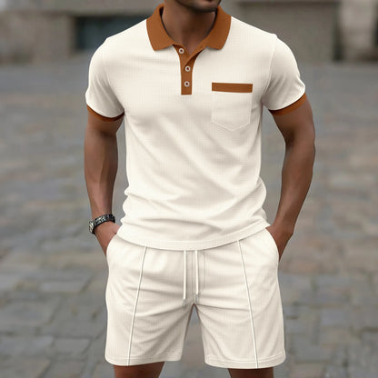 Liverno Bruno | Elegancki męski zestaw polo