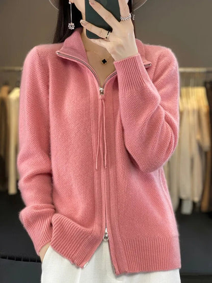 Van Elst Mode® | Comfortabele Zip-Up Cardigan