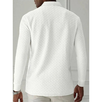 Jongman™ | Casual Heren Polo Met Lange Mouwen