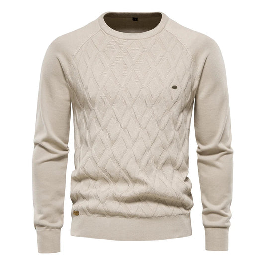 Jongman™ | Heren Trui Met Ruitdesign